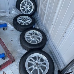 195/65R15 ホイール、タイヤ、キャップセット