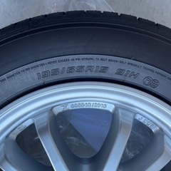 195/65R15 ホイール、タイヤ、キャップセット