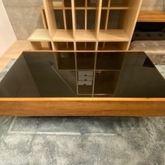 【美品】木製ローテーブル