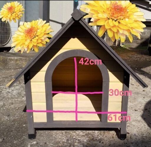 屋外飼育 ウッディ犬小屋