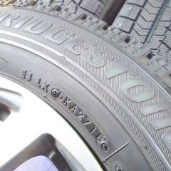 冬【富山】人気の ブリヂストン VRX 15インチ ノート デミオ ポルテ フィールダー ｂB イスト ウイングロード ティーダ 185/65R15 ブリザック 中古４本