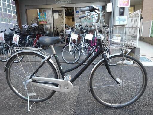 中古自転車１８０３　ブリヂストン　タフループ　TLD７TP　　２７インチ　３段ギヤ  LEDオートライト　ハンドルロック　ステンレス部品多用　純正肉厚耐磨耗タイヤ+ウルトラスーパーチューブ