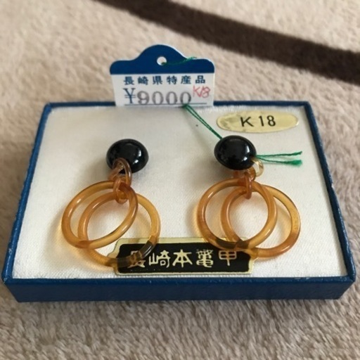 購入額から七割引き オリジナルオーダーメイド ダイヤ入りピアス 美品