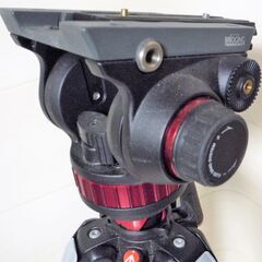☆マンフロット Manfrotto 055 MVH502AH 三脚◇撮影時にあると無いと 