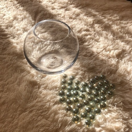 ニトリガラスの花瓶のみ ガラス玉はお取引完了 マル 丸亀の家庭用品の中古あげます 譲ります ジモティーで不用品の処分