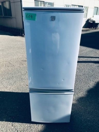 ①✨2018年製✨624番 シャープ✨ノンフロン冷凍冷蔵庫✨SJ-17E6-KW‼️