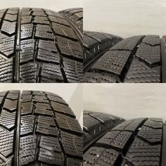 DUNLOP WINTER MAXX WM02 205/55R16 16インチ スタッドレス 4本 2017年製 バリ溝 レガシィB4 リーフ ノア等　(TE670) クレジットカード QRコード決済可能