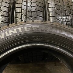 DUNLOP WINTER MAXX WM02 205/55R16 16インチ スタッドレス 4本 2017年製 バリ溝 レガシィB4 リーフ ノア等　(TE670) クレジットカード QRコード決済可能