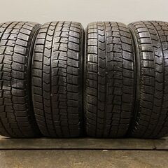 DUNLOP WINTER MAXX WM02 205/55R16 16インチ スタッドレス 4本 2017年製 バリ溝 レガシィB4 リーフ ノア等　(TE670) クレジットカード QRコード決済可能