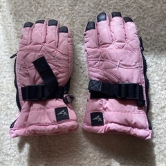 女の子　スキー手袋