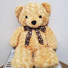 【お話し中】🐻新品BIGベアぬいぐるみ【茶リボン】まとめ割引します❗