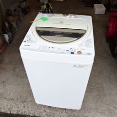 洗濯機　TOSHIBA６ｋｇ　クリスタルドラム