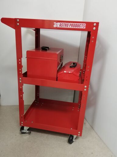 STRO PRODUCTS 3段ツールワゴン 工具箱セット 工具道具つき
