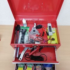 STRO PRODUCTS 3段ツールワゴン 工具箱セット 工具道具つき