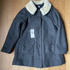 プチバトー(Petit Bateau)の襟付きウールコート10才...