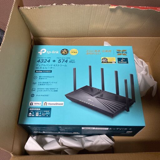 tp-link　AX4800　WIFIルーター