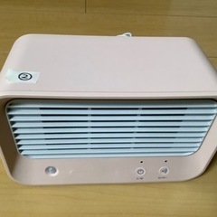セラミックヒーター② 小型　中古　薄いピンク