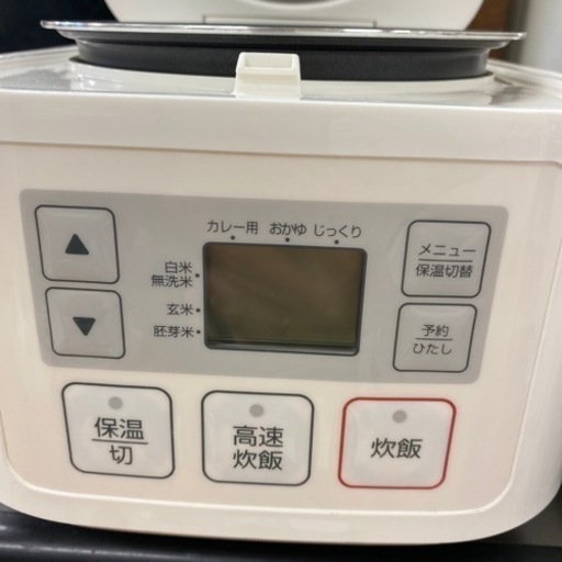 ‍️‍️ニトリ 炊飯器 3合炊き 2018年製 \