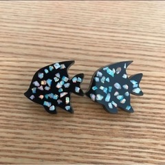 お魚　ハンドメイドピアス