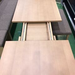 【愛品館八千代店】シギヤマ家具　伸長式リビングダイニングセット　ジャスト【愛八DN】