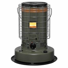 トヨトミ　ギアミッション　オリーブ トヨトミ、タフデザインの石油ストーブに新色オリーブグリーンと