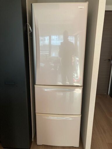 【美品】ナショナル冷蔵庫　365L ノンフロン冷凍冷蔵庫（幅59cm/奥行63cm/高さ180cm）