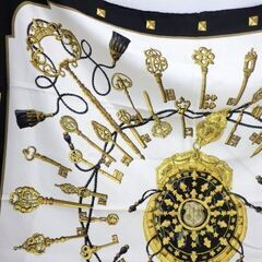 【HERMES】エルメス/カレ９０/スカーフ/LESCLES [03-252]