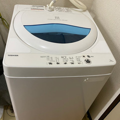 【値下げ可！】東芝　2017年製　洗濯機　5kg