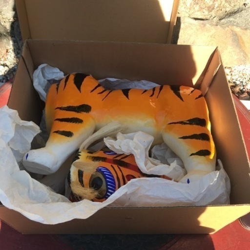 売り切れました 首振り 張子の虎倉敷はりこ伝統工芸品22年寅年の置き飾り 干支飾りに Recycle 天理の年中行事用品 お正月 の中古あげます 譲ります ジモティーで不用品の処分