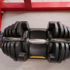 ダンベル　可変式　４０ｋｇ　合計８０ｋｇ