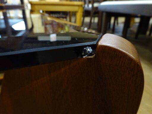 値下げしました！ 格子棚付ガラステーブル 【愛品倶楽部柏店】 セール