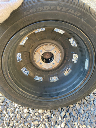 ハイブロック　アルミホイール　タイヤ付き　155/65/R14