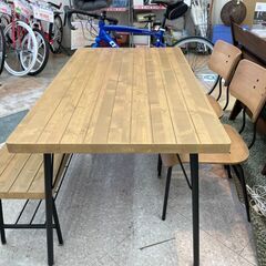 💙NITORI(ニトリ) ダイニング3点セット 🔷定価￥89,900🔷 アウロス  ベンチイス💙