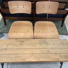 💙NITORI(ニトリ) ダイニング3点セット 🔷定価￥89,900🔷 アウロス  ベンチイス💙