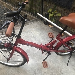 【ネット決済】【お取引き中】　折りたたみ式自転車　
