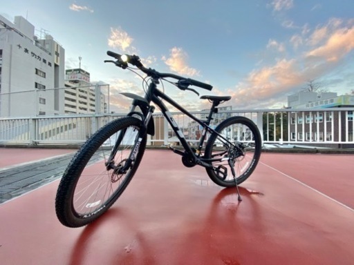 中古自転車レッシグLASSIG☆ブラック黒☆クロスバイクスポーツ
