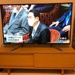 Sony 4K 液晶テレビ　& 無印テレビ台　のセット