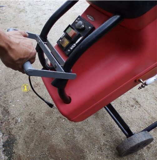 ガーデンシュレッダー・小枝粉砕機● 改造品●　引き取り限定