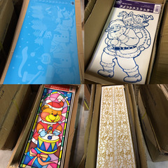 クリスマス ウインドウ ステッカー 大量！