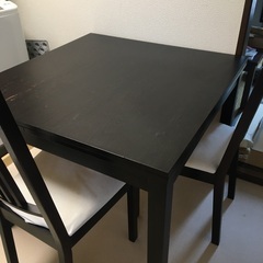 【ネット決済】IKEA ダイニングテーブル　椅子セット　イケア　...