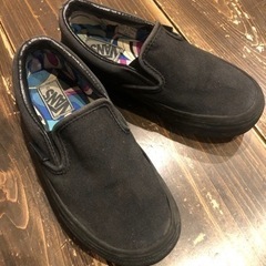 【ネット決済】バンズ　靴　ブラック　19cm