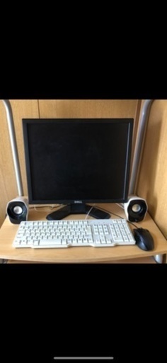ディスクトップPC一式 IBM×3200 M3 DELLモニター+スピーカー+マウス