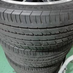 Weds ウェッズ レオニスCX 18インチ　7J-18   5/100 +47　タイヤ215/45R18　中古