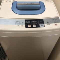 【お取引中】HITACHI製 洗濯機 NW-5MR 2013年購入