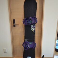 スノーボード　セット　ＲＩＤＥ　ＳＯＣＩＥＴＹ　ＵＬ　１５４　ＦＬＵＸ