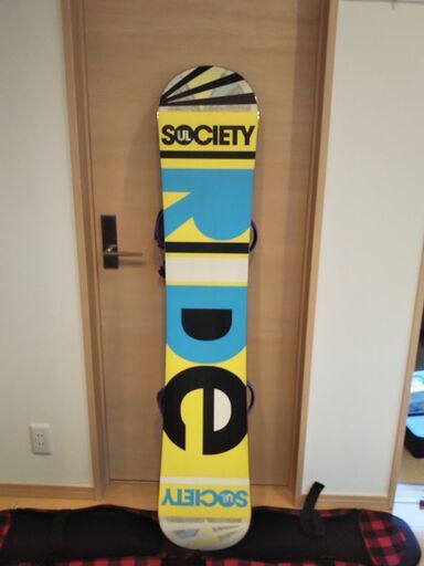 スノーボード セット RIDE SOCIETY UL 154 FLUX