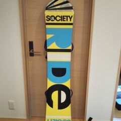 スノーボード　セット　ＲＩＤＥ　ＳＯＣＩＥＴＹ　ＵＬ　１５４　ＦＬＵＸ