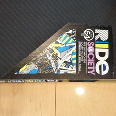 スノーボード　セット　ＲＩＤＥ　ＳＯＣＩＥＴＹ　ＵＬ　１５４　ＦＬＵＸ