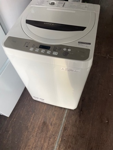 No.1217 SHARP 4.5kg洗濯機　2018年製　近隣配送無料