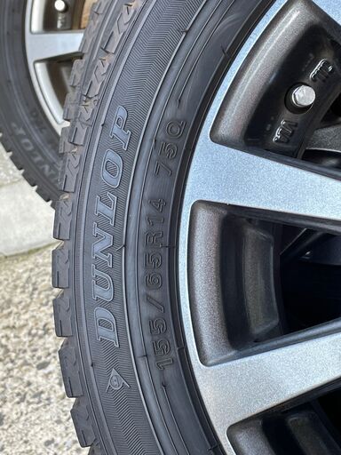 スタッドレスアルミセット ダンロップ WINTER MAXX WM02 155/65R14